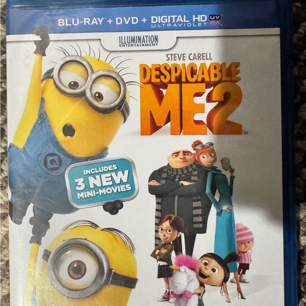 Despicable Me 2‎ Blu-ray DVD Combo